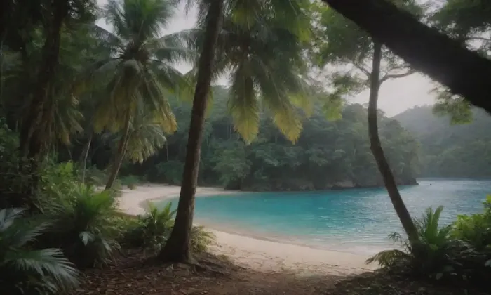 Una pintura vibrante de belleza tropical: frondosos bosques, fauna diversa y paisajes pacíficos