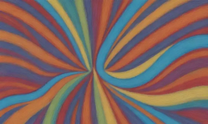 Un splash de color vibrante en lienzo texturado, que refleja la intrincada trama de la vida